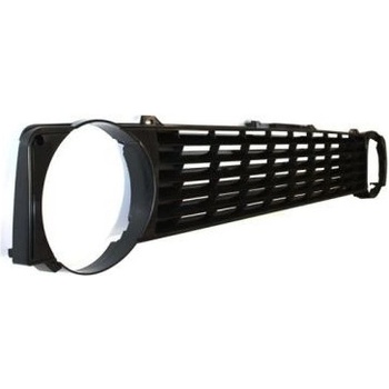 Решетка без емблема за Golf 1 с два фара - черна