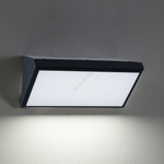 Brilagi - LED RGBW външно стенно осветително тяло TRIANGLE 1xE27/12W/230V черно IP65 (LEDBG1022)
