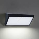 Brilagi - LED RGBW външно стенно осветително тяло TRIANGLE 1xE27/9W/230V черно IP65 (LEDBG1022)