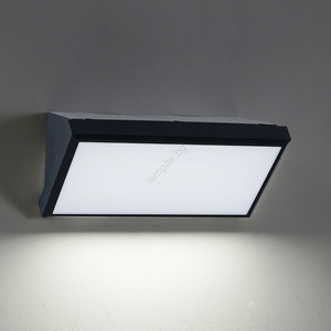 Brilagi - LED RGBW външно стенно осветително тяло TRIANGLE 1xE27/9W/230V черно IP65 (LEDBG1022)