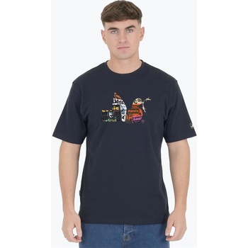 Peaceful Hooligan Тениска Peaceful Hooligan Men's Peaceful Poster Regular Fit T-Shirt - Navy