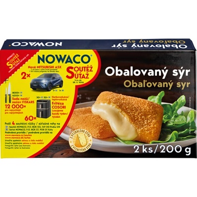Nowaco Obalovaný sýr 2 ks 200 g – Zboží Dáma