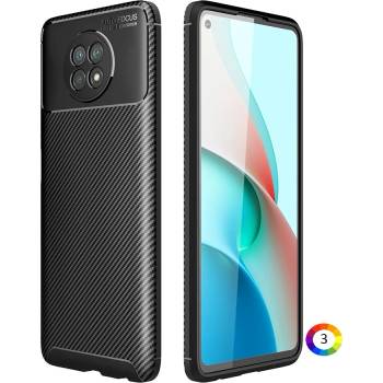 Xiaomi Redmi Note 9T 5G / Note 9 5G Удароустойчив Carbon Fiber Калъф и Протектор