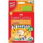 Faber-Castell Цветни моливи Фабел Кастел Faber Castell Eco Jumbo, 12 цвята + Jumbo острилка