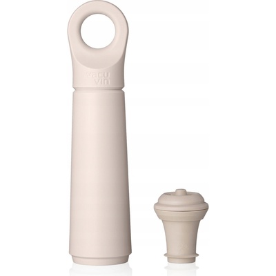 Vakuová pumpa na víno + zátka Vacu Vin Loop Wine Saver - písková