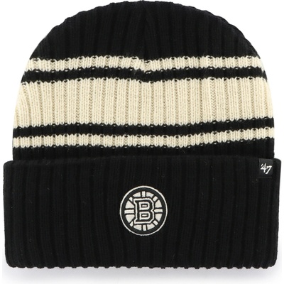 47 Brand Pánská Boston Bruins NHL Harbor Stripe ’47 CUFF KNIT Black
