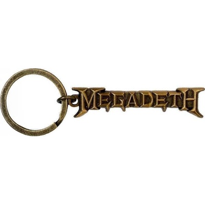 Megadeth Gold Logo v2 Ключодържател (MEGAKEY03)