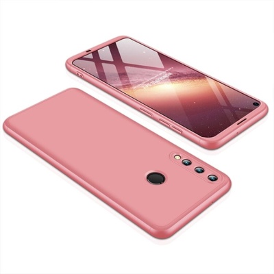 GKK Гръб GKK 3 IN 1 Hard PC Case за Huawei P40 Lite E - Rose gold (2000000000961)