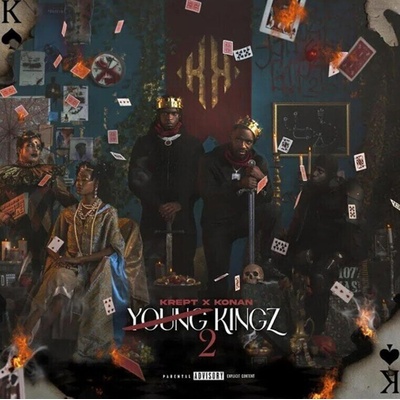 Krept & Konan - Young Kingz II (180 g) (Blue Coloured) (LP) (0044003429604)