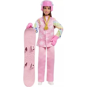 Mattel Барби: Игрови комплект за 65-та годишнина - кукла сноубордистка (jkf78)