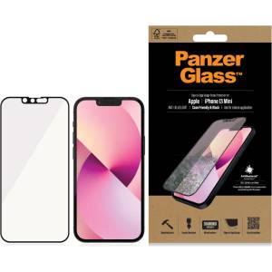 Panzer Стъклен протектор PanzerGlass за Apple iPhone 13 mini 5.4 Anti-Bluelight, CaseFriendly, Antibacterial, Pro- Черен