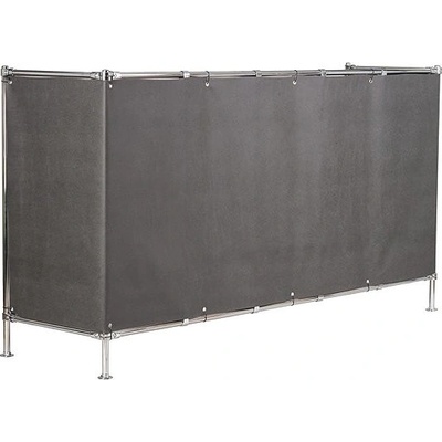 MyBestHome Balkonová zástěna OSLO grafitová, výška 80 cm, šířka 700 cm