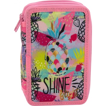 OCTOPUS Несесер Octopus, троен, празен, Shine (18632-А-SHINE)