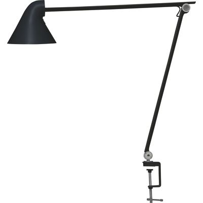 Louis Poulsen Лампа за бюро njp led 3000 k със странична приставка към плота черна (5744164812)