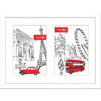 STYLER Рамка за снимки Japan 20 x 27 см бяла (RA-13201)