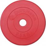 Sportmann Тегло PVC 2.5kg/31mm Sportmann - червено