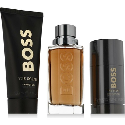 Hugo Boss The Scent EDT 100 ml + tuhý deodorant 75 ml + sprchový gel 100 ml