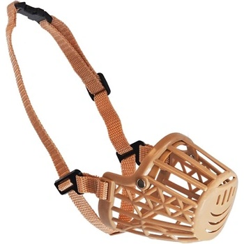 NOBBY Намордник пластмаса - кафяв, за стандартна муцуна, р-р xs, Обиколка под очите: 20, 5см; Дължина на муцуната: 6, 5см, nobby Германия - 79981-23