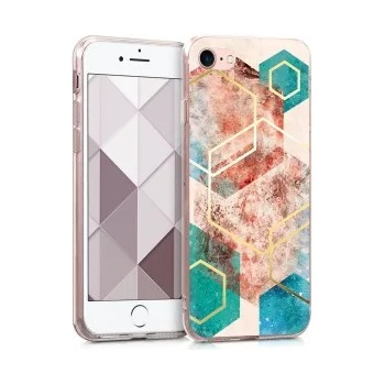 Image 1 of kwmobile Прозрачен калъф за Apple iPhone 7 / 8 / SE (2020) - златист