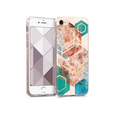 kwmobile Прозрачен калъф за Apple iPhone 7 / 8 / SE (2020) - златист