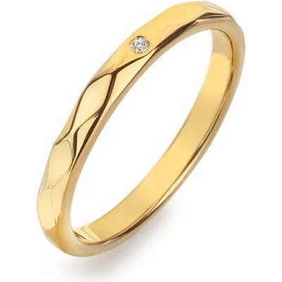 Hot Diamonds pozlacený prsten s diamantem Harlequin DR322