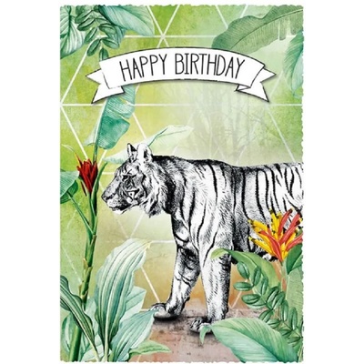 Gespaensterwald Картичка Gespaensterwald - Silver Line, Тигър (1555140084)