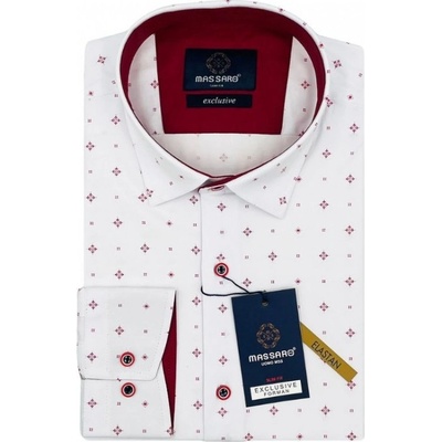 Massaro pánská košile 81037UK_31 slim fit bílá