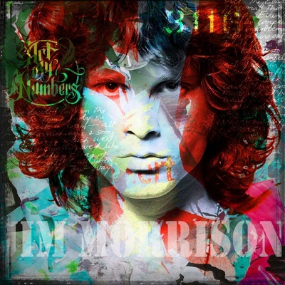 Jim Morrison 50x50 1 deska