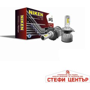 NIKEN Диодни крушки niken h4 ЕКО - 2бр/к-т (282303) - steficenter