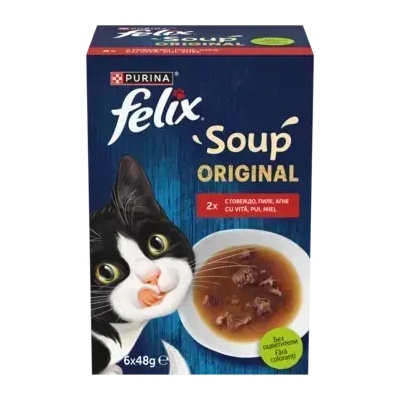 FELIX Soup Original - Апетитна супа за капризни котки