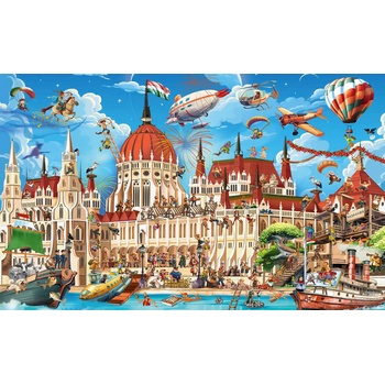 D-Toys - Puzzle The Hungarian Parliament - 1 000 piese