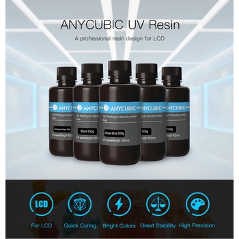 Anycubic Фотополимерна Смола Anycubic Basic 405nm 1 л (SPTBK)