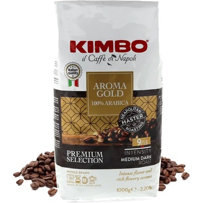 KIMBO | Aroma Gold - 1 кг кафе на зърна