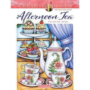 CREATIVE HAVEN AFTERNOON TEA COLORING BK (2023)