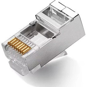 V-Store RJ45 Cat5e конектор за LAN кабел, екраниран (RJ45 Cat.5e букса за LAN кабел)