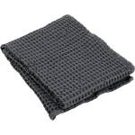 blomus Кърпа за баня CARO 50 x 100 cм, сиво-черна, Blomus (BM69000)
