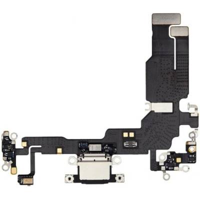AppleKing nabíjecí a audio flex konektor pro iPhone 15 - černý