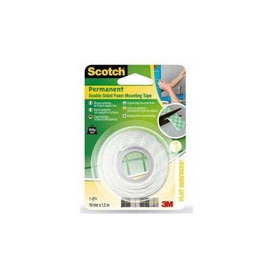 19мм. /1.5м. Scotch 331915 - Двойнолепяща монтажна лента / 1 /