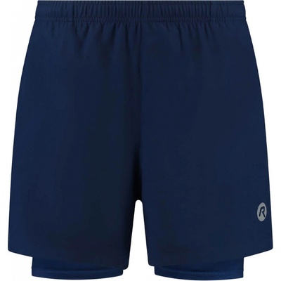 Rogelli Volné běžecké šortky 2v1 ESSENTIAL modré