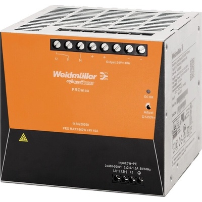 Jednotka elektrického napájania Weidmüller PRO MAX 960W 24V 40A (1478200000)
