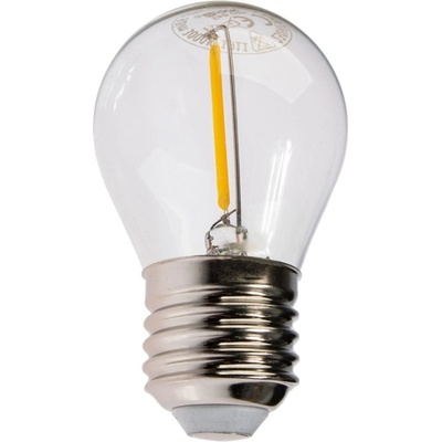 KOBI LED žiarovka E27 G45 1,3W 55lm 2700K Warm 360° Filament pre Girland