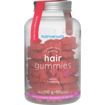 Nutriversum Hair Gummies WOMEN Lesní Ovoce 60 gummies