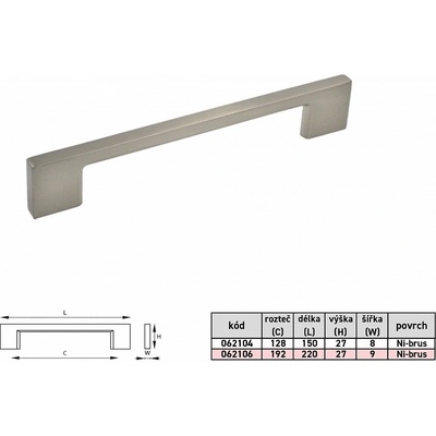 KNK VANESA 192 mm Nerez – Zbozi.Blesk.cz
