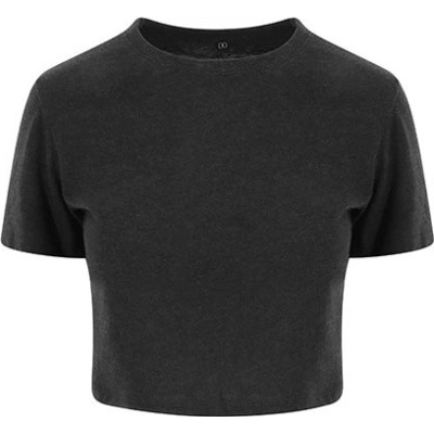 Just Ts Dámský crop top JT006 Heather Black