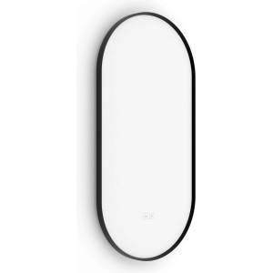 Nimco - Огледало със LED осветление, 40x80 см, с два сензора за допир, черно ZPC 62002LVX-90 (ZPC 62002LVX-90)