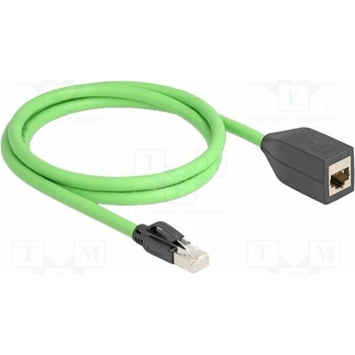 Delock 80880 Prodlužka Ethernet SF/UTP Cat 6a RJ45 zásuvka RJ45 vidlice