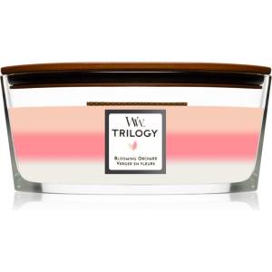 WoodWick Trilogy Blooming Orchard ароматна свещ 453.6 гр