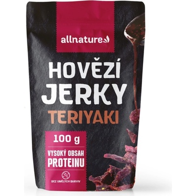 Allnature Beef Teriyaki Jerky sušené hovězí maso 100 g – Zboží Mobilmania