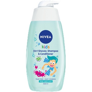 Nivea Детски 3 в 1 душ гел, шампоан и балсам Magic Apple, 500 ml (2194473)
