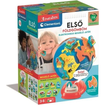 Clementoni Клементони: Първият ми интерактивен глобус - унгарски език (64837)